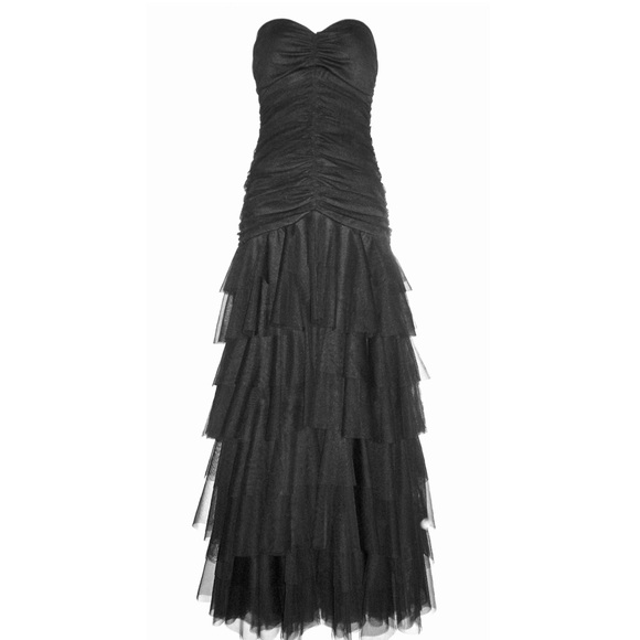 BLACK B. DARLIN RUFFLE TULLE DRESS - Picture 8 of 16